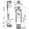 Выпускной комплект ALCAPLAST SA2000S 3/8
